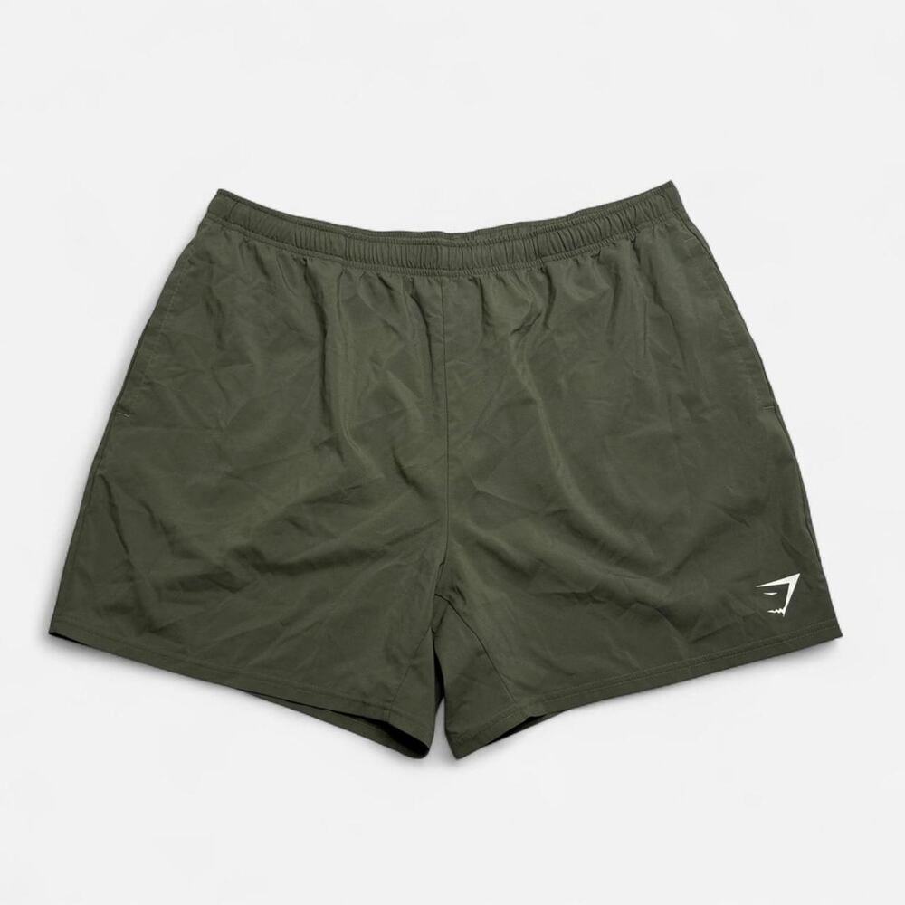 Gymshark Arrival 5” Training Shorts Olive Green Men’s XXXL Lightweight